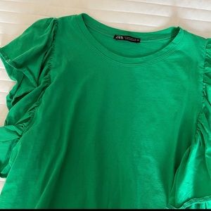 Zara Ruffled Tee